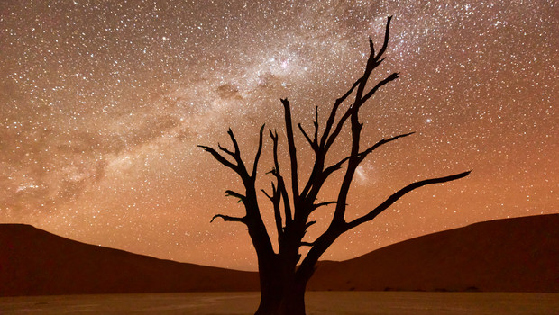 Ciel étoilé en Namibie