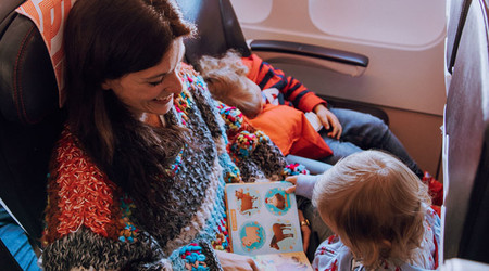 Activités pour les enfants en avion