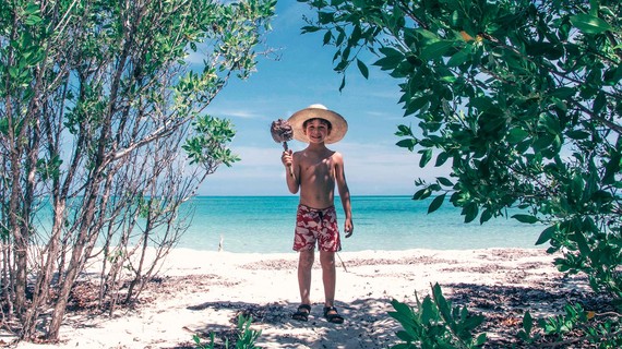Sur les plages de Cuba avec ses enfants