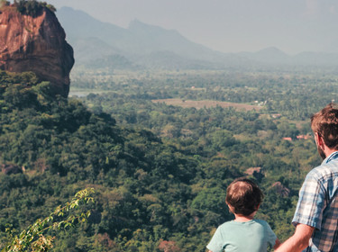 Rocher du lion en famille - Sri Lanka