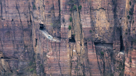 les tunnels de Guoliang en Chine