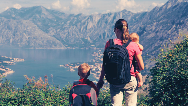 voyage randonnée avec des enfants