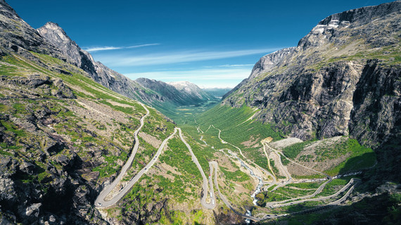 La route des Trolls en Norvège