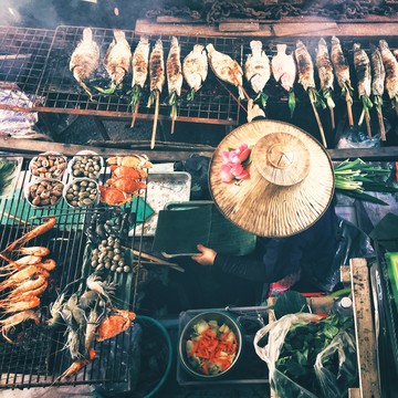 Schwimmender Markt Thailand