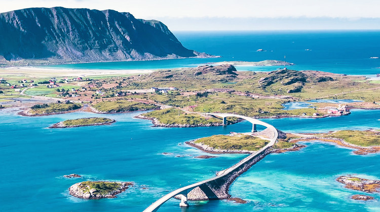 La route de l'Atlantique en Norvège