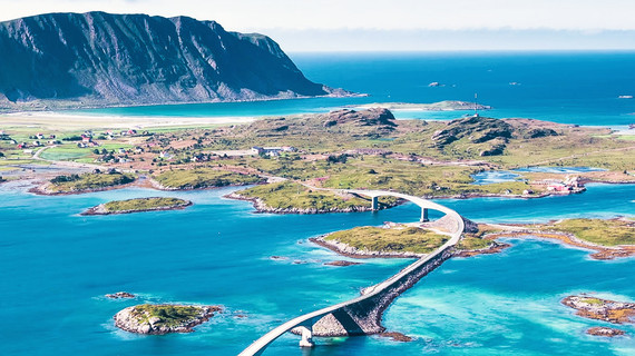 La route de l'Atlantique en Norvège