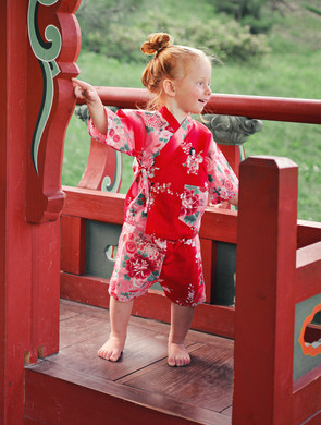 Family traveller in Japan
