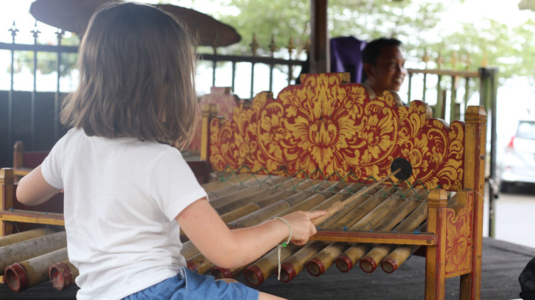 Découverte des arts balinais avec ses enfants