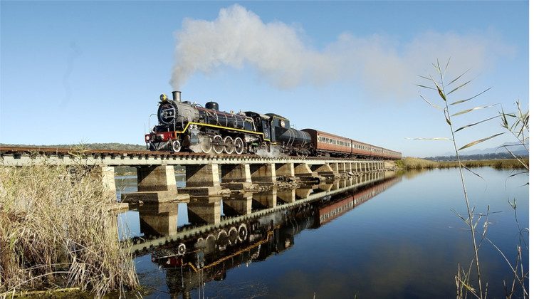 Le Rovos Rail en Afrique du Sud