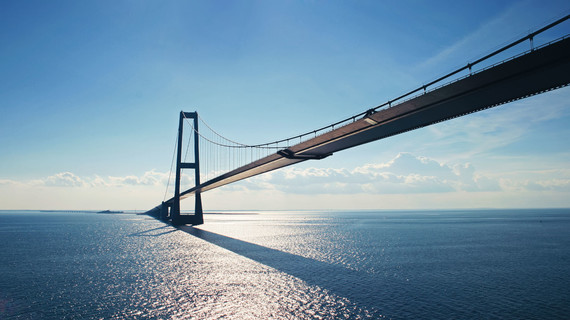 Le pont de l'Oresund, entre Danemark et Suède