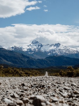 Road 7 in Patagonia in Chile