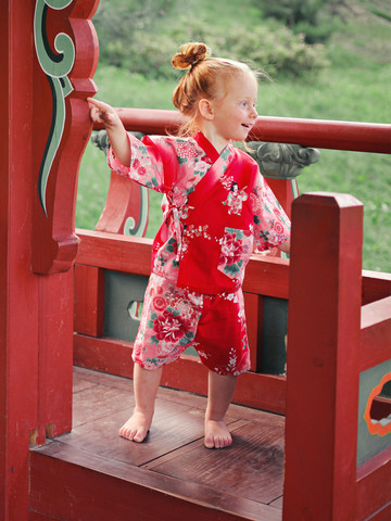 Family traveller in Japan