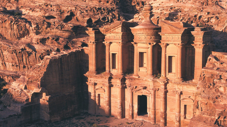Le site de Pétra en Jordanie