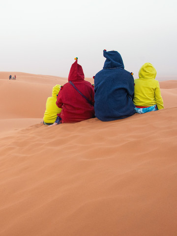 Family travellers in Morocco
