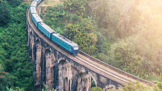 Le train : moyen de transport typique du Sri Lanka