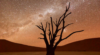 Ciel étoilé en Namibie