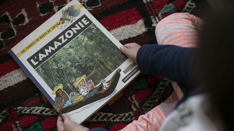 Tintin en Amazonie - Livre de voyage pour enfants
