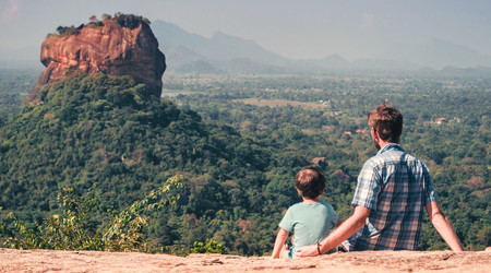 Rocher du lion au Sri Lanka - Idée destination Noel en famille