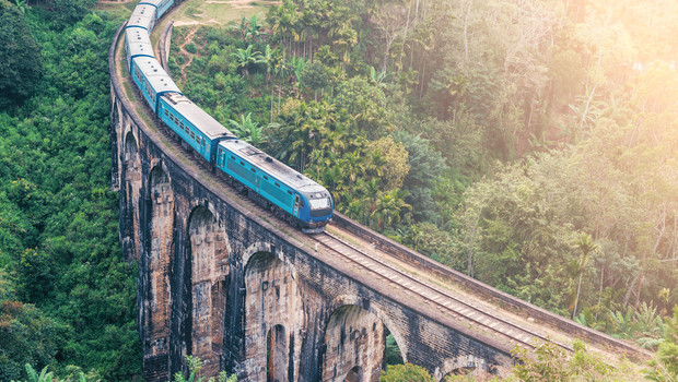 Le train : moyen de transport typique du Sri Lanka