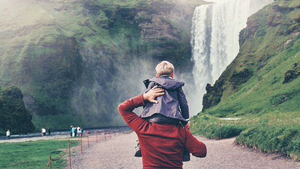 Family travel in Iceland