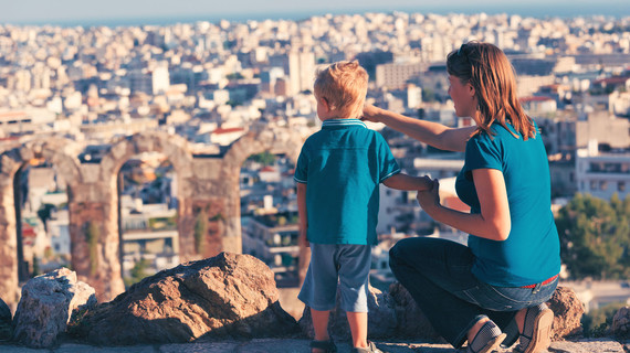 visiter la Grèce avec ses enfants