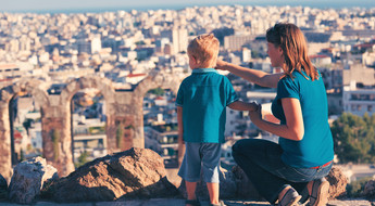 visiter la Grèce avec ses enfants