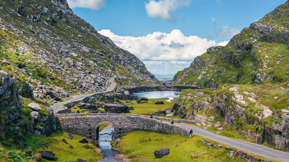 Gap of Dunloe im County Kerry in Irland