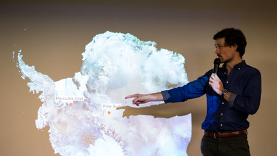 Itinéraire de Matthieu Tordeur en Antarctique