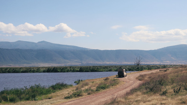 Sur les pistes du parc Ngorongoro en Tanzanie