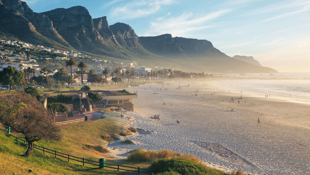 Spiaggia di Camps Bay a Città del Capo, Sudafrica