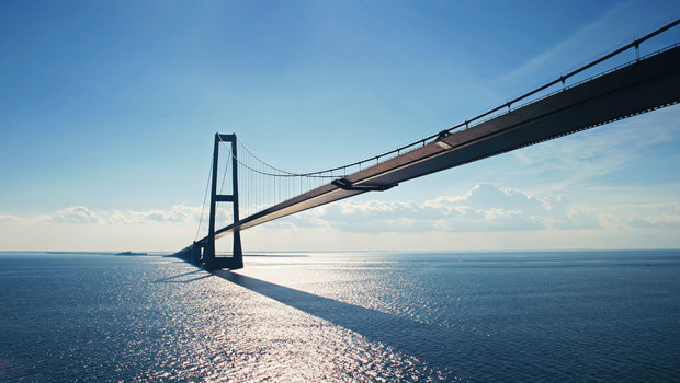 Le pont de l'Oresund, entre Danemark et Suède