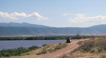 Sur les pistes du parc Ngorongoro en Tanzanie