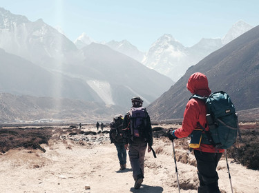 Wandergruppe im Himalaya